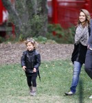 Jessica Alba and Cash Warren in Nyc With Honor and Haven