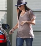 Sandra Bullock and son Louis visited a friend in Los Feliz, CA on October 1st, 2011.