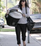 Selma Blair returns home with her son, Arthur Bleick, in Beverly Hills, California on October 14, 2011.