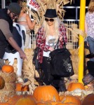 Christina Aguilera And Matt Rutler Take Her Son Max To Mr. Bones Pumpkin Patch