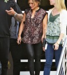 Pregnant Hilary Duff Visits Chelsea Lately