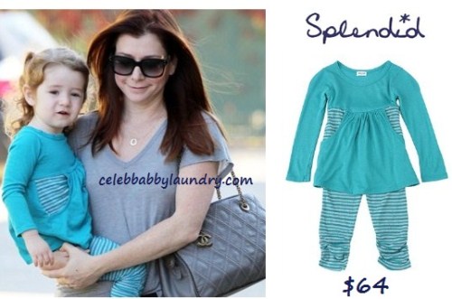 Celeb Baby Style: Tight Outfits - Alyson Hannigan Daughter - Satyana