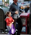 Hugh Jackman Drops Ava Off at School