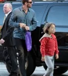 Hugh Jackman Drops Ava Off at School