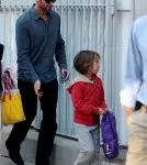 Hugh Jackman Drops Ava Off at School