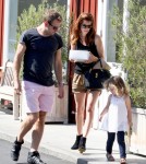 Michelle Monaghan and husband Peter White take their adorable daughter Willow out for a family day at the Brentwood Country Mart