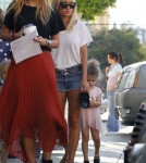 Nicole Richie takes her daughter Harlow to ballet class in Los Angeles, California on October 12th, 2011. Fame Pictures, Inc - Sa