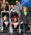 Sarah Jessica Parker walks the Kids to School