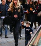 Gisele Bundchen out to eat in NYC with Benjamin Brady (November 19).