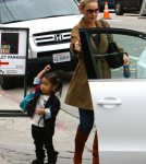 Katherine Heigl, her daughter Naleigh, and Katherine's mother Nancy lunched at Cliffs Edge restaurant in Los Angeles, California on November 12th, 2011.