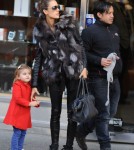 Alessandra Ambrosio is spotted out with her daughter Anja Louise enjoying the day in SoHo