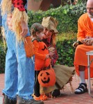 Alyson Hannigan Trick-Or-Treats With Her Family