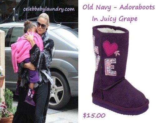 Celeb Baby Style - Lou Samuel - Old Navy Boots - Heidi Klum and Seal
