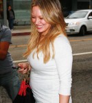 A pregnant Hilary Duff attracts a lot of attention as she is spotted shopping in Los Angeles 11-10-2011