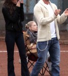 Victoria and David Beckham Take Harper Seven To Watch Romeo and Cruz Play In A Soccer Game