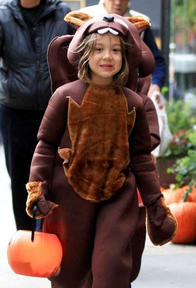 Deborra Lee Furness Takes Ava and Oscar Trick-Or-Treating