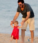 Jimmy Johnson and Family At The Beach