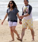 Robert Downey Jr And His Pregnant Wife Susan Out For A Walk On The Beach In Kauai, Hawaii