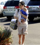 Selma Blair and Jason Bleick take son Arthur to the Mulholland Tennis Club in Los Angeles, Calif. on Sunday (November 27).