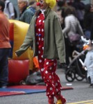 Naomi Watts and husband Liev Schreiber take the kids out for some Trick or Treating in New York City. The family was seen heading over to a local children's park in their West Village neighborhood.