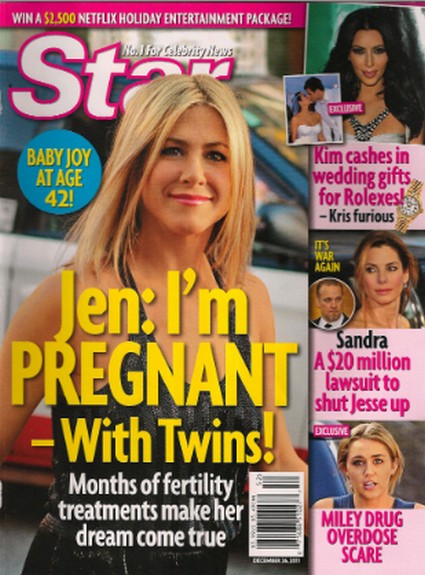 Jennifer Aniston is NOT pregnant with Twins! (Photo)