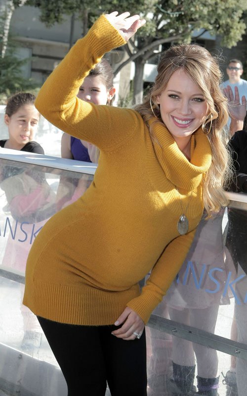 Hilary Duff at 'Danskin: Move For Change' at the Santa Monica ice rink (December 10)