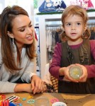 Jessica Alba and daughter Honor at the Splendid store opening event (December 4)