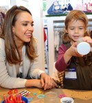 Jessica Alba and daughter Honor at the Splendid store opening event (December 4)