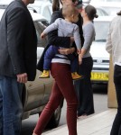 Miranda Kerr & Flynn at the airport in Sydney, Australia on Friday (December 2).