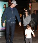 Kourtney Kardashian and Scott Disick at the movies with Mason, Kylie and Kendall