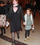 Molly Ringwald and her daughter attending the opening night of "Wicked" at the Pantages Theatre, Hollywood 12-01-2011