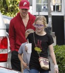 Actor Ryan Phillippe took his kids Ava and Deacon out for some lunch in West Hollywood, Ca on December 4, 2011.