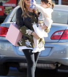 Sarah Michelle Gellar with her daughter Charlotte as they go out for coffee and a ballet class (December 10).