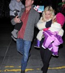 Tori Spelling and Family at the Disney on Ice Premieres "Toy Story 3"