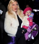 Tori Spelling and Family at the Disney on Ice Premieres "Toy Story 3"