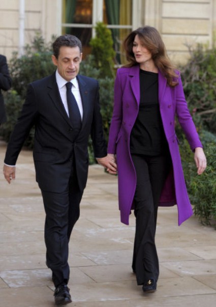 Carla Bruni-Sarkozy Shows Off Her Post Baby Body