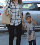 Jessica Alba and Honor in Brentwood, Ca (January 6)