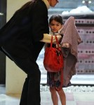 Katie Holmes & Suri Cruise At Chelsea Pier In NYC