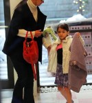 Katie Holmes & Suri Cruise At Chelsea Pier In NYC
