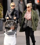 Naomi Watts, son Samuel and Her Mother in NYC