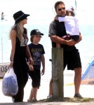 Russell Crowe and Family Out and About