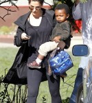 Sandra Bullock Picks Up Louis At School in Studio City
