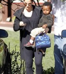 Sandra Bullock Picks Up Louis At School in Studio City