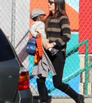 Sandra Bullock Sandra Bullock picks up her son Louis from pre-school.