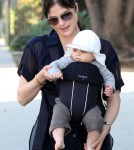 Selma Blair and boyfriend Jason Bleick out for a walk with their son Arthur on New Year's Eve in West Hollywood, CA.