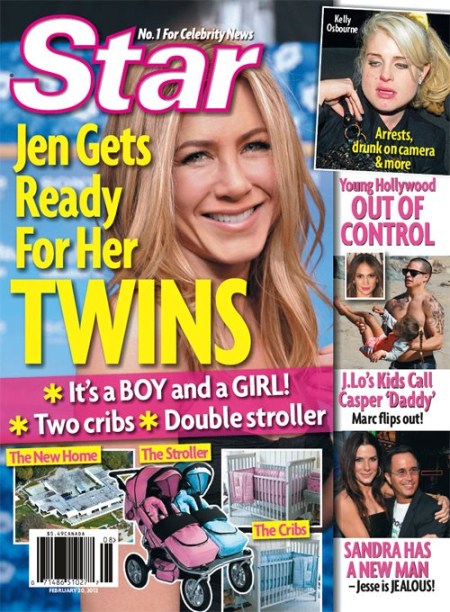 Jennifer Aniston Gets Ready For Her Twins (Photo)