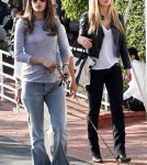 Alessandra Ambrosio and Bar Refaeli at Mauro's Cafe at Fred Segal (February 24)