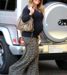 Hilary Duff seen arriving at the Montage Beverly Hills Hotel in Beverly Hills, CA on February 4, 2012