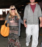 Jessica Simpson and Eric Johnson heading into a medical building in Los Angeles (February 23)