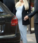 Jessica Simpson and fiance Eric Jonhson leaving the Four Season hotel in Beverly Hills CA (February 11)